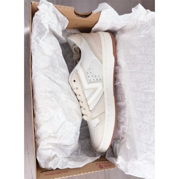 VANS Lowland 2.0 Sneaker in Marshmallow White Leather NEW in BOX Women's SZ 5 - Picture 10 of 12